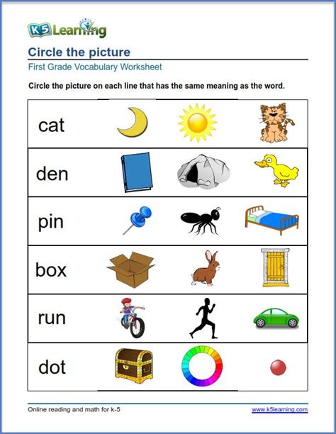 k5 learning english worksheets|Free Worksheets for Kids .